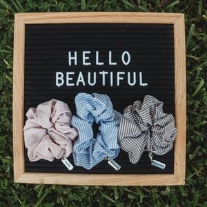 Tame Stripes 3pk - Charmed Scrunchies